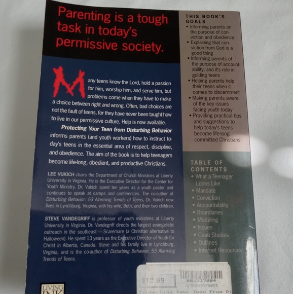 " Protecting Your Teen From Disturbing Behavior " Book Parenting Christian Faith - Picture 8 of 10